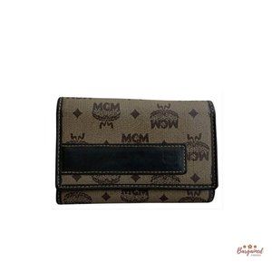 Authentic MCM Monogram 6 Key Holder Wallet